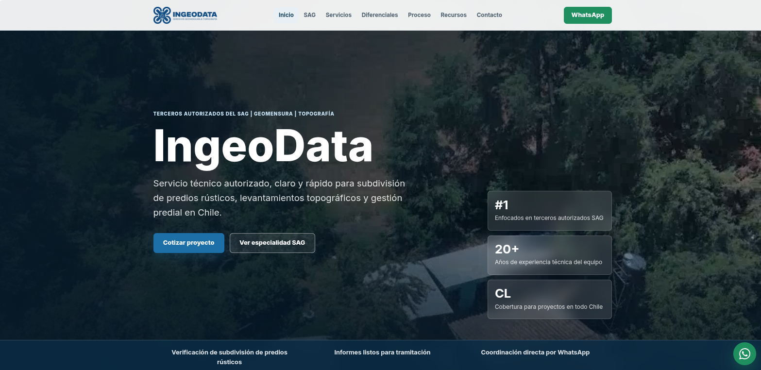 Plataforma Ingeodata