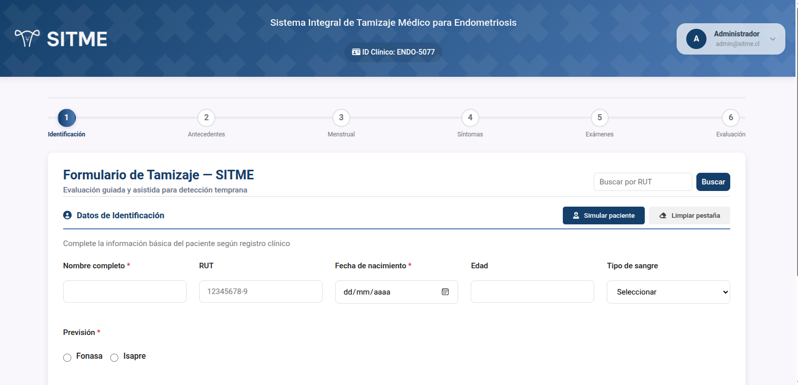 Sistema de Tamizaje Sanatorio Alemán
